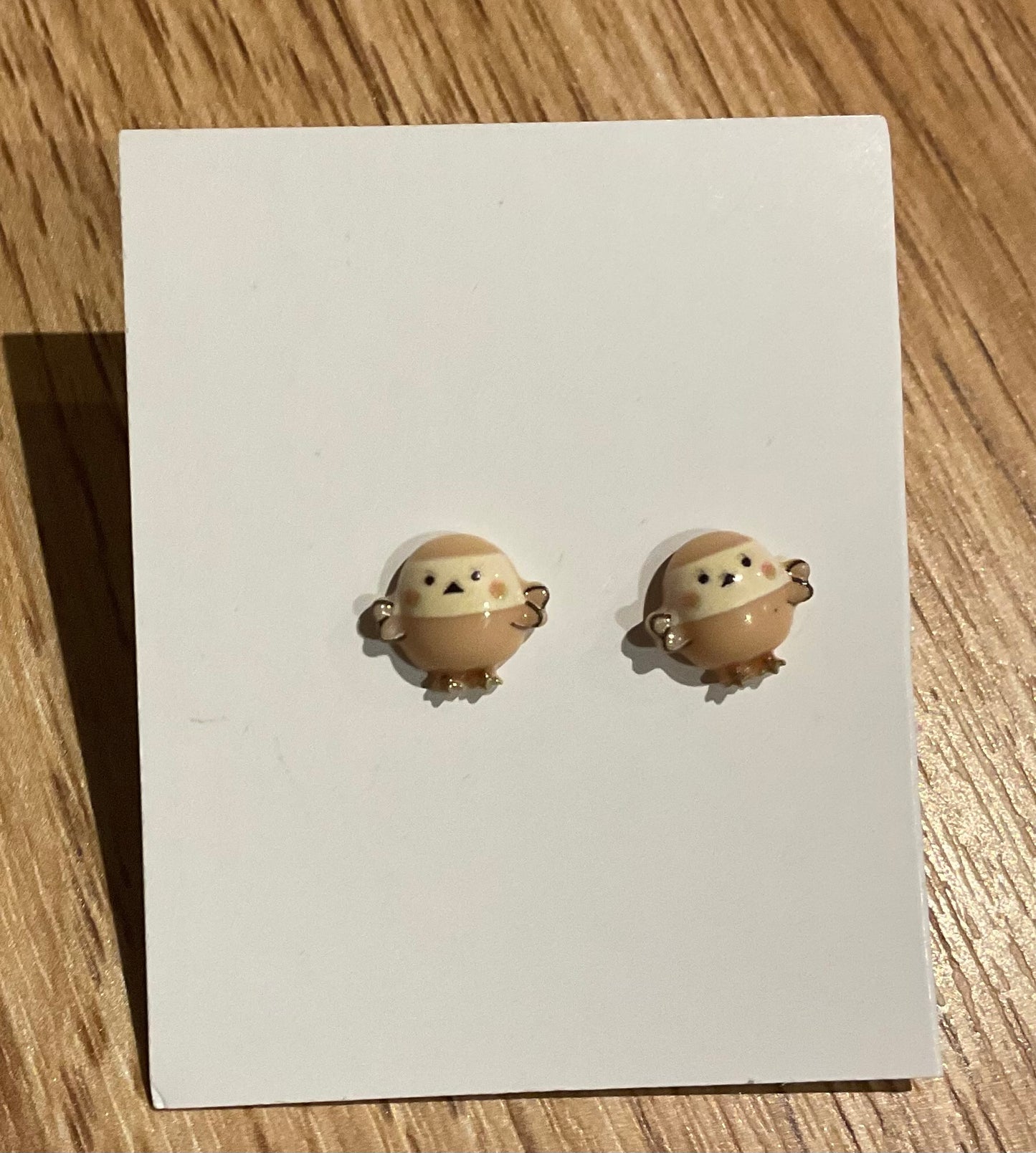 *Earrings Hugging Monster Studs