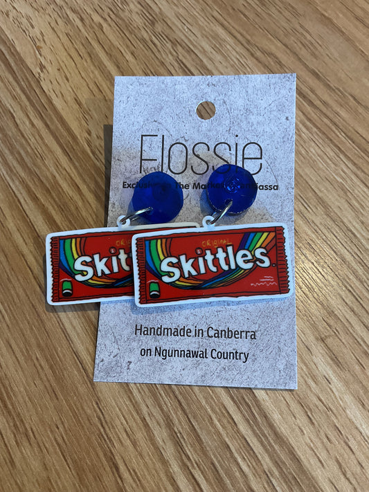 *Earrings Skittles Dangles