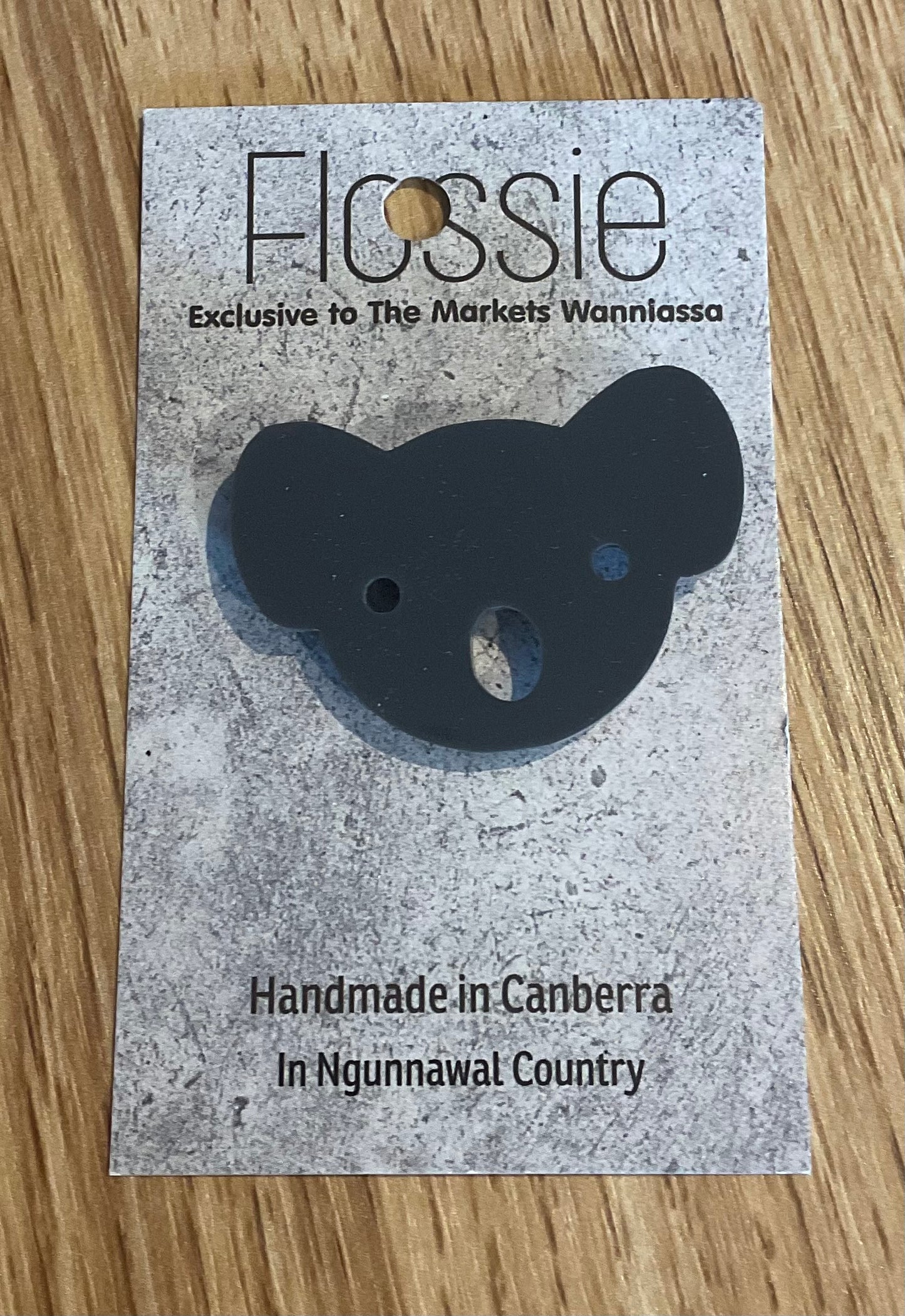 *Brooch Grey Koala