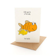 Father's Day Card - Punny Fish