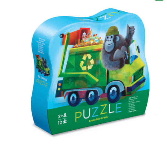 Mini Puzzle - 12pc Go Gorilla