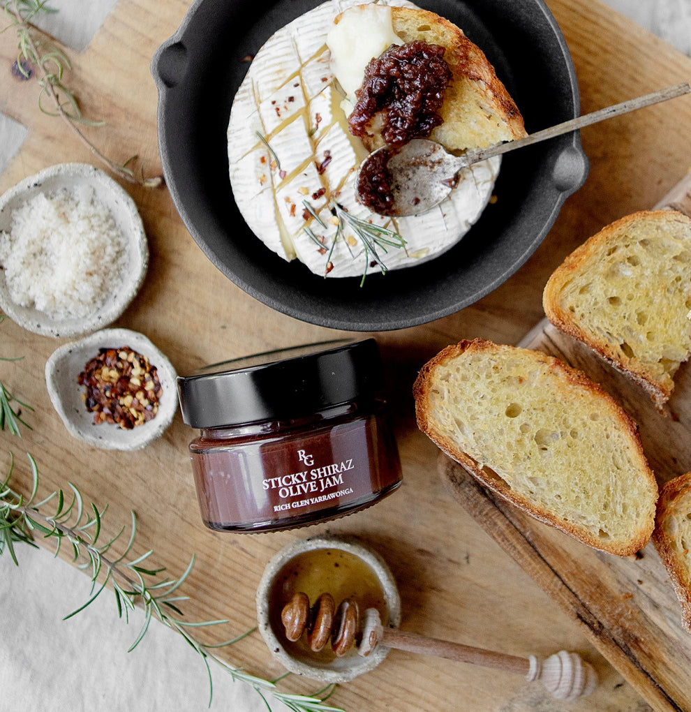 Sticky Shiraz Olive Jam