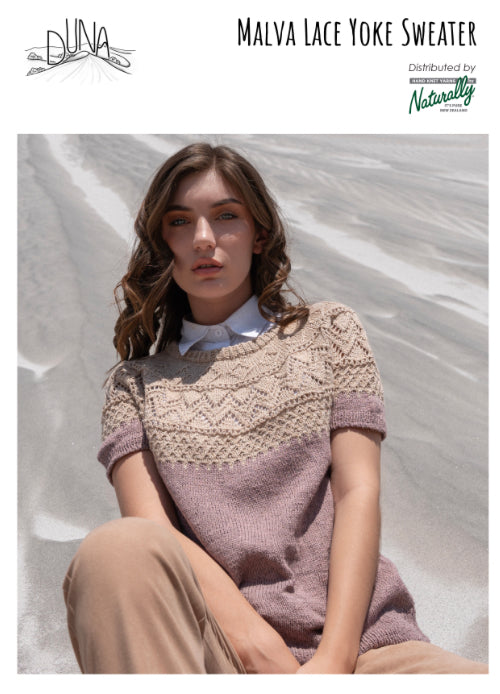 Malva Lace Yoke Sweater