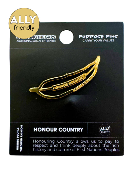 Purpose Pin Honour Country