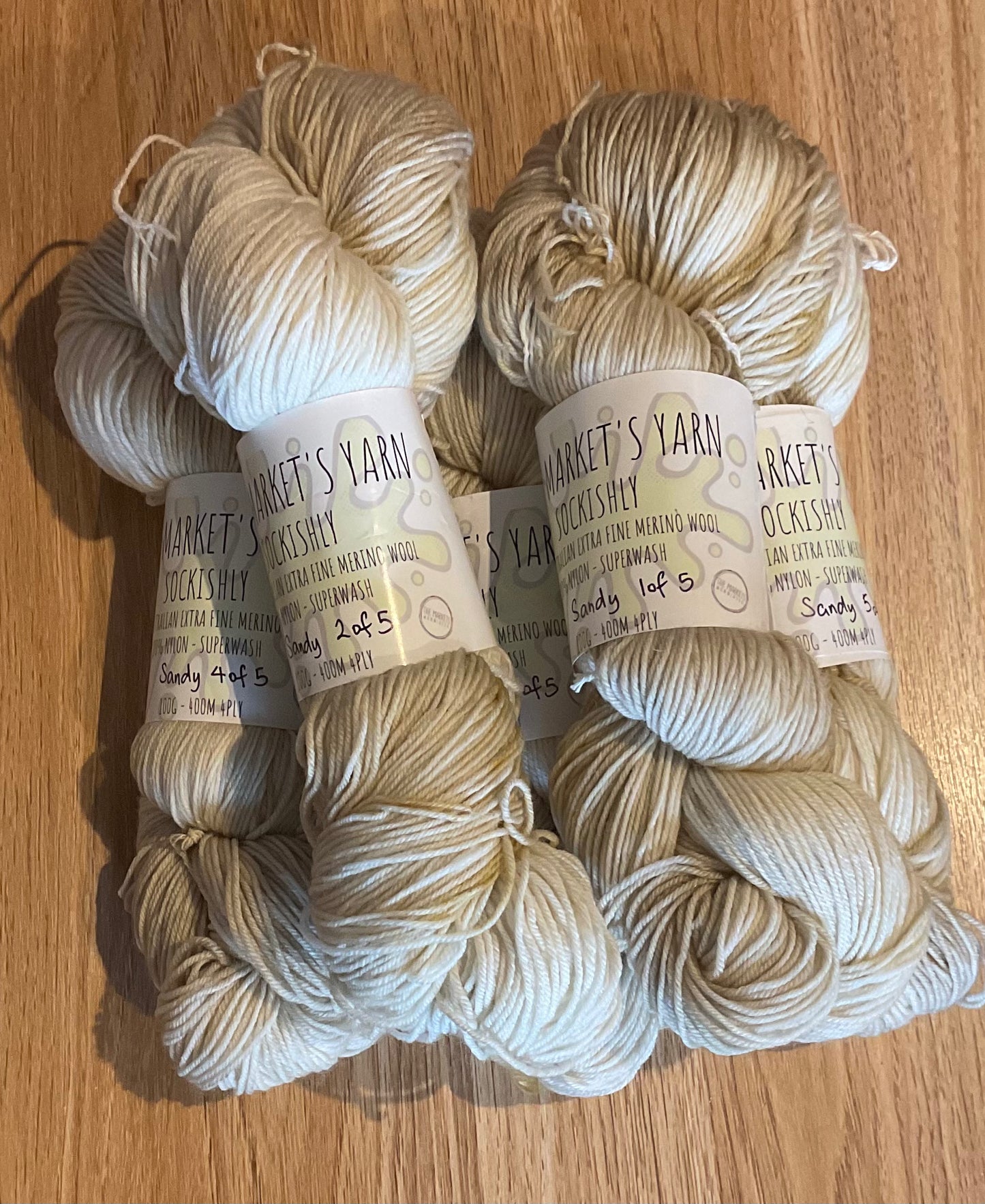 *Sockishly Yarn 4ply Sandy