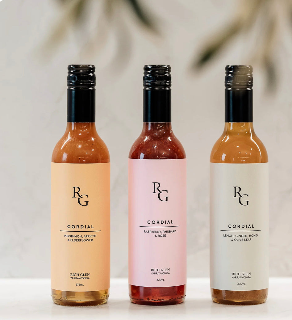 Lemon Ginger Honey Olive Leaf Cordial