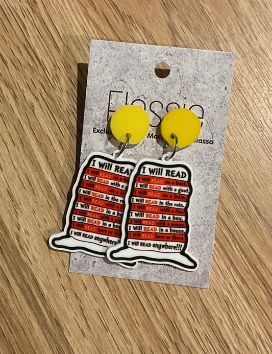 *Earrings Cat Hat Dangles