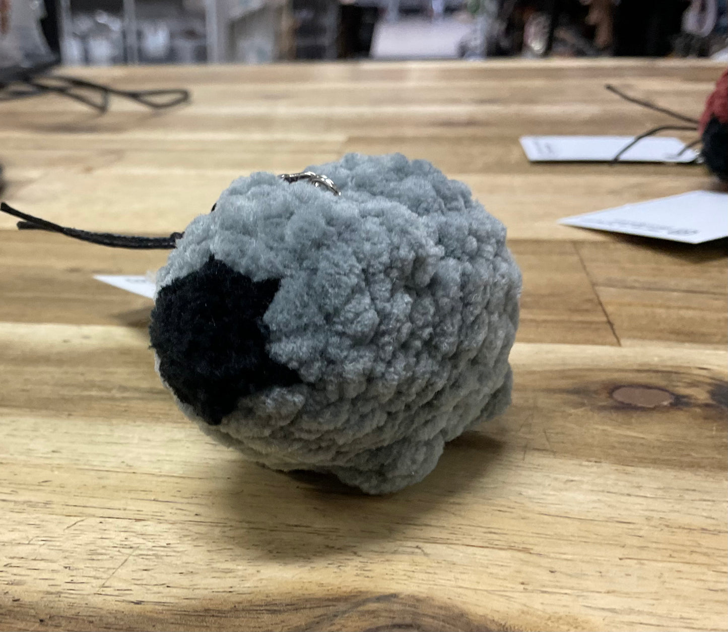 Crochet Wombat Keyring