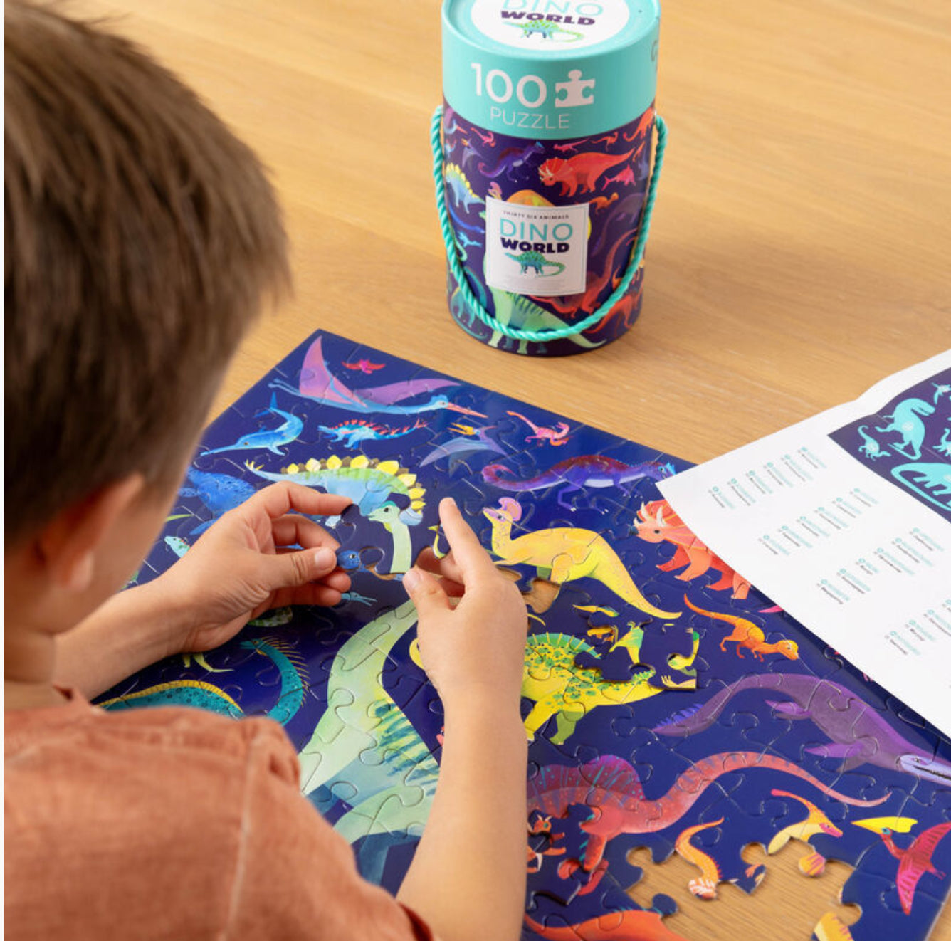 36 Animal Puzzle 100pc Dino World