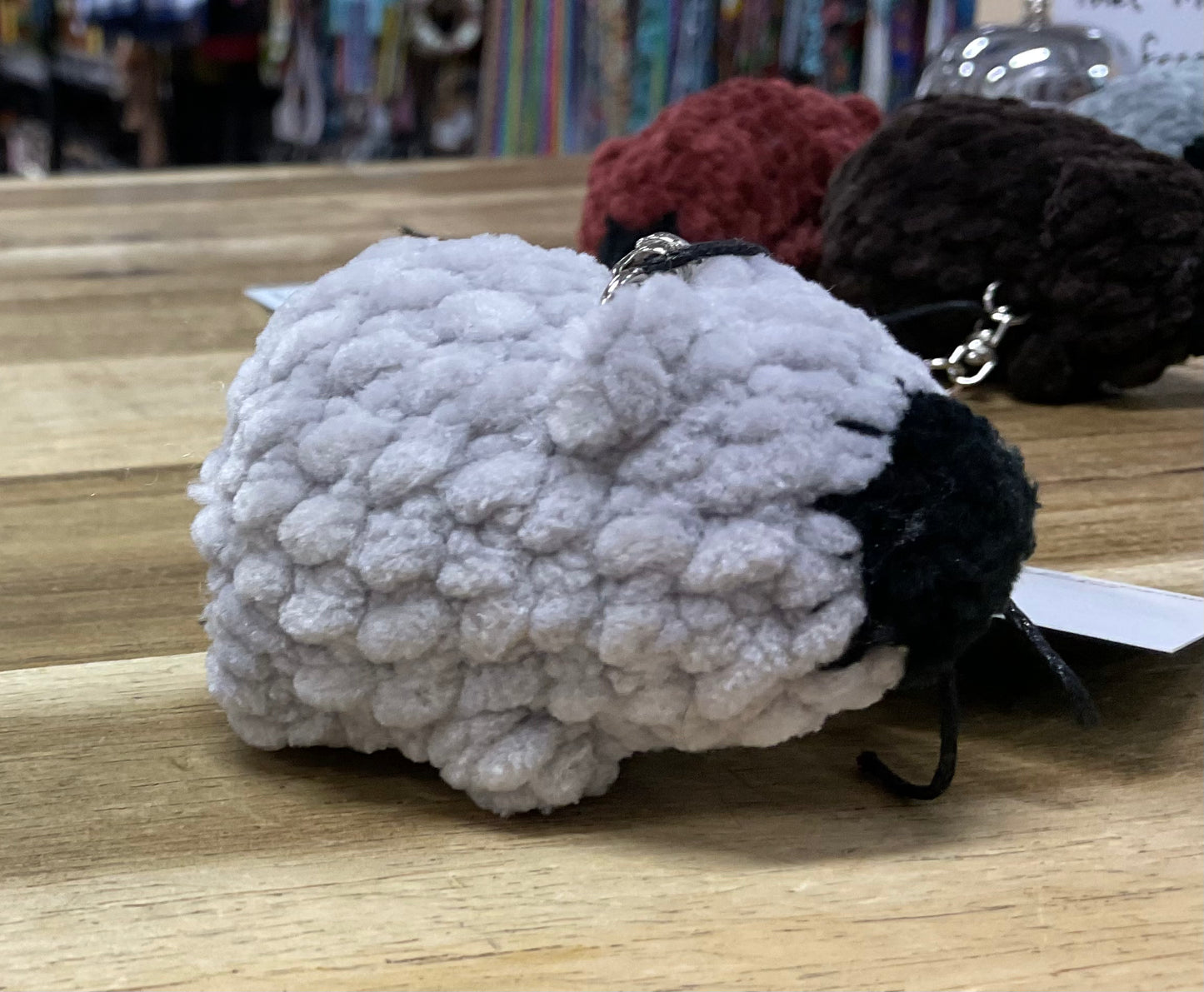 Crochet Wombat Keyring