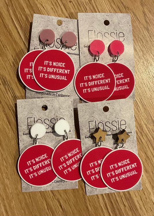*Earrings Noice Different Unusual Dangles