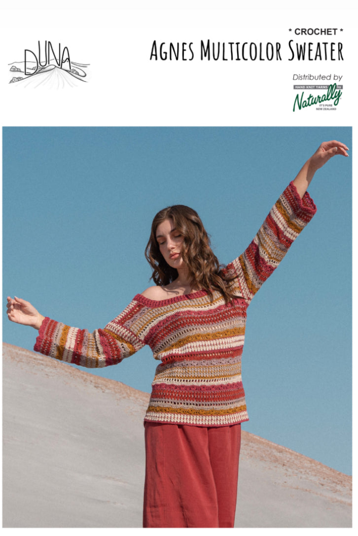 Paris Scarf Pattern 4ply