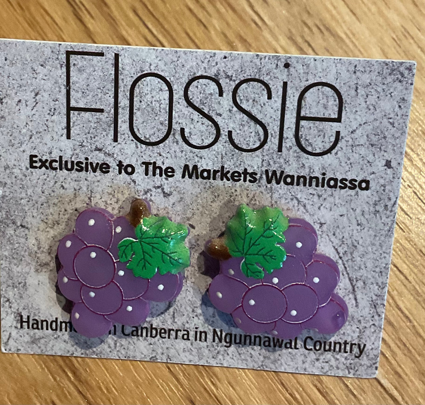 *Earrings Grape Studs