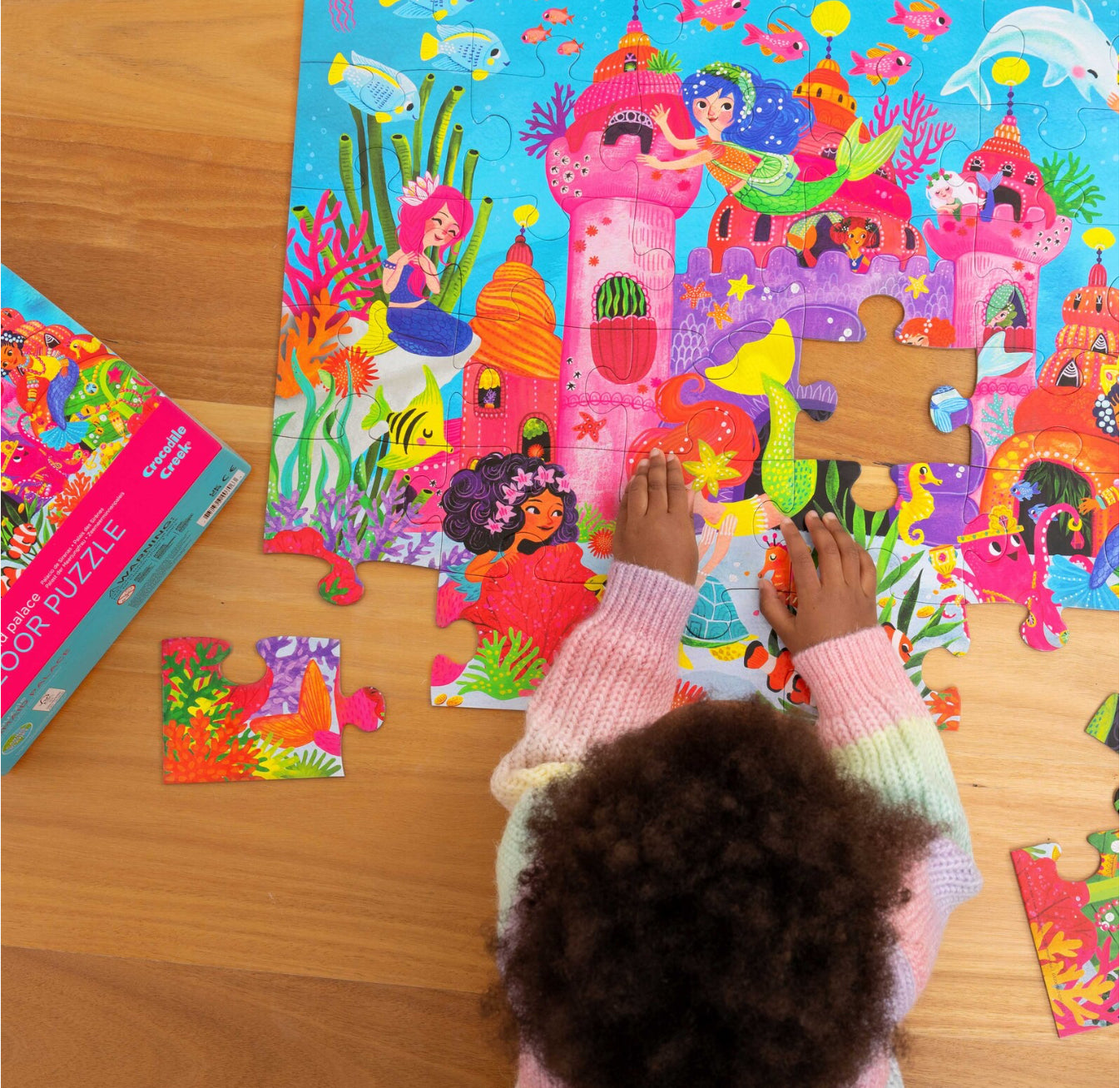 Classic Floor Puzzle Mermaid Palace