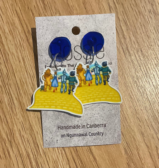 *Earrings Yellow Brick Road Dangles