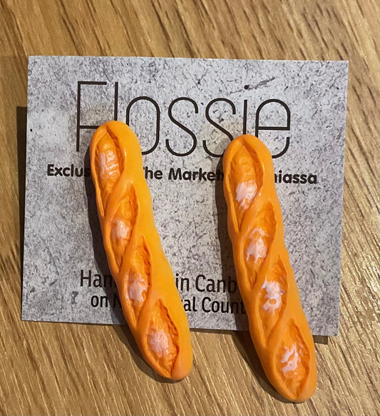 *Earrings Baguette Studs
