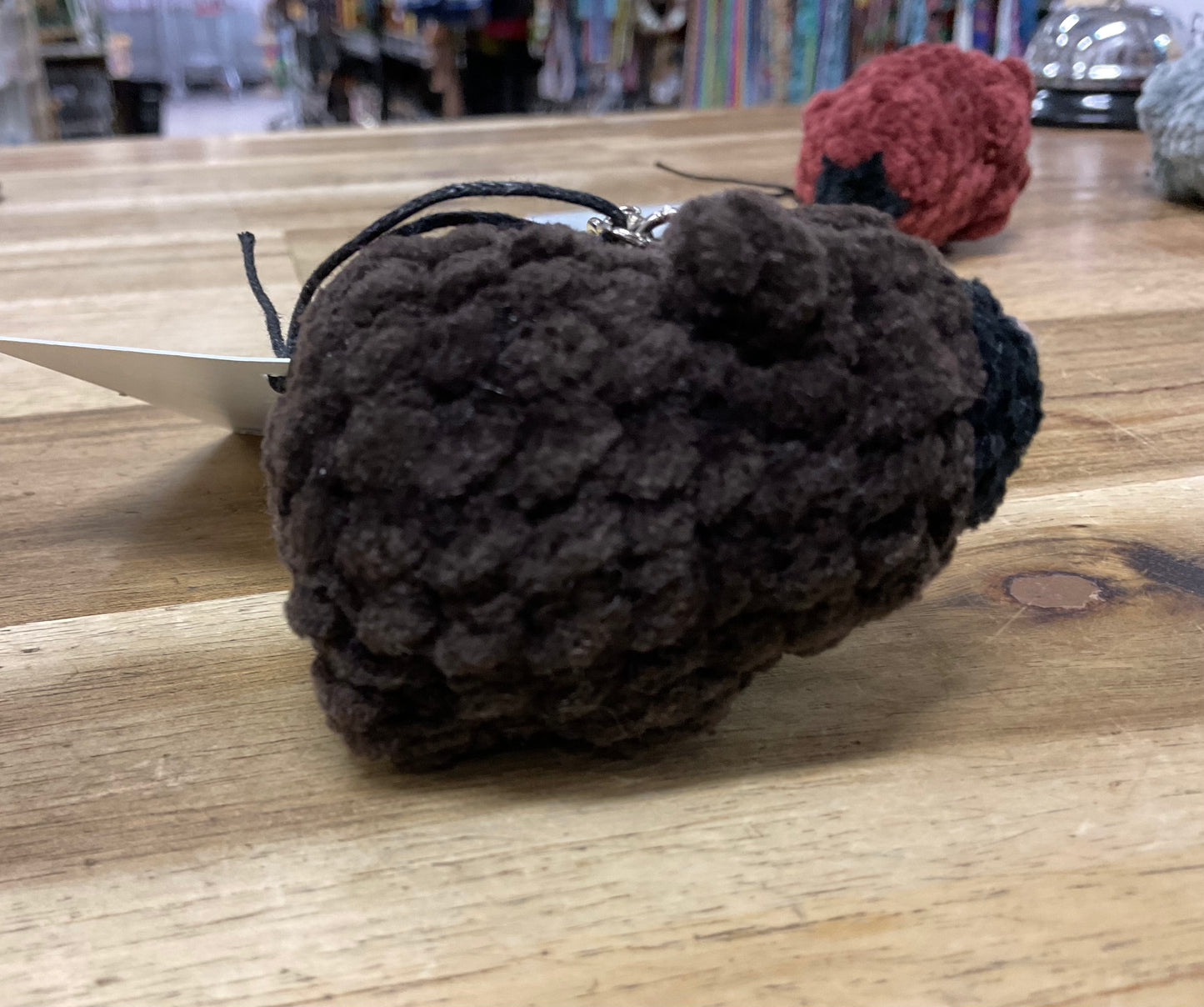 Crochet Wombat Keyring