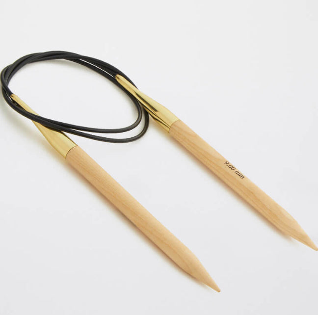 Basix Birch Circular Needles 100cm