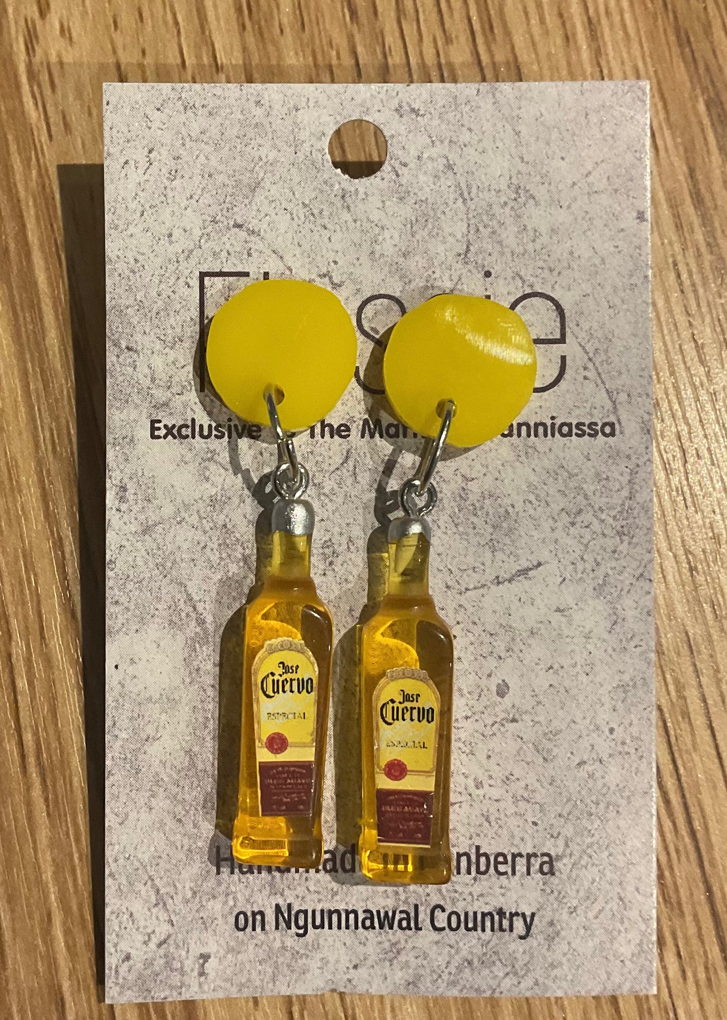 *Earring Alcohol Bottle Dangles