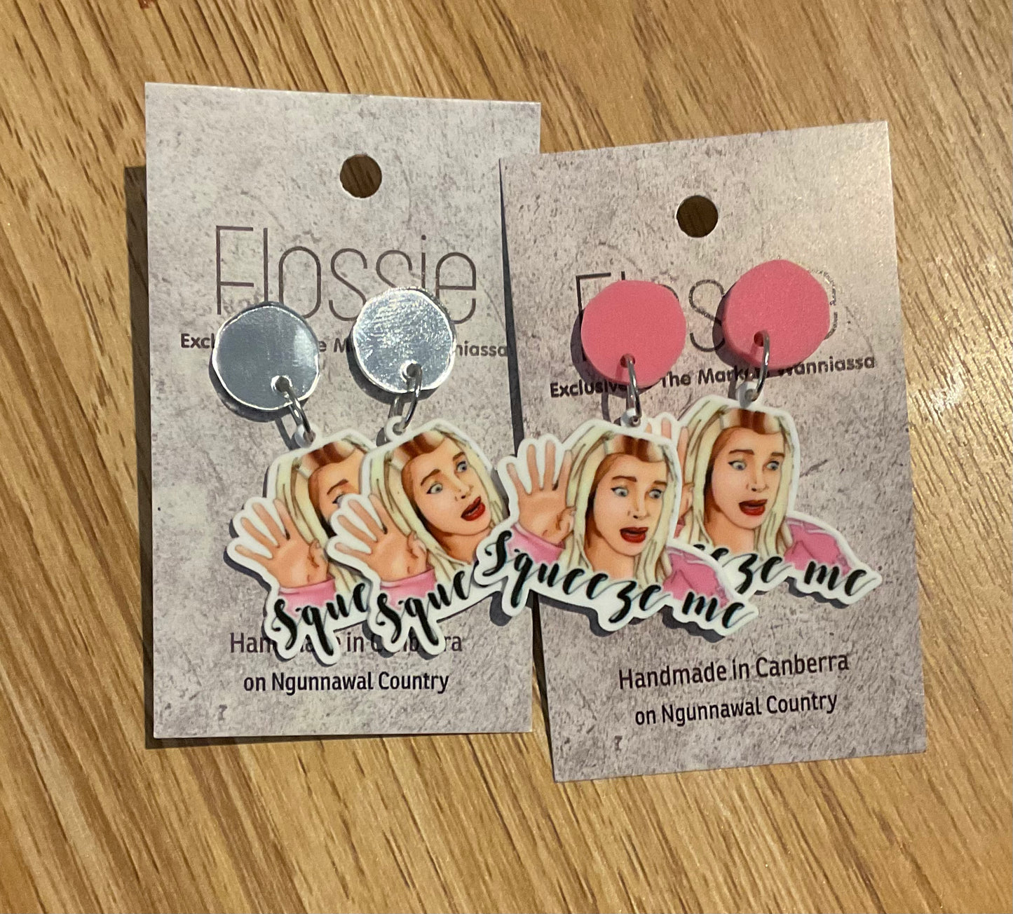 *Earrings Squeeze Me Dangles