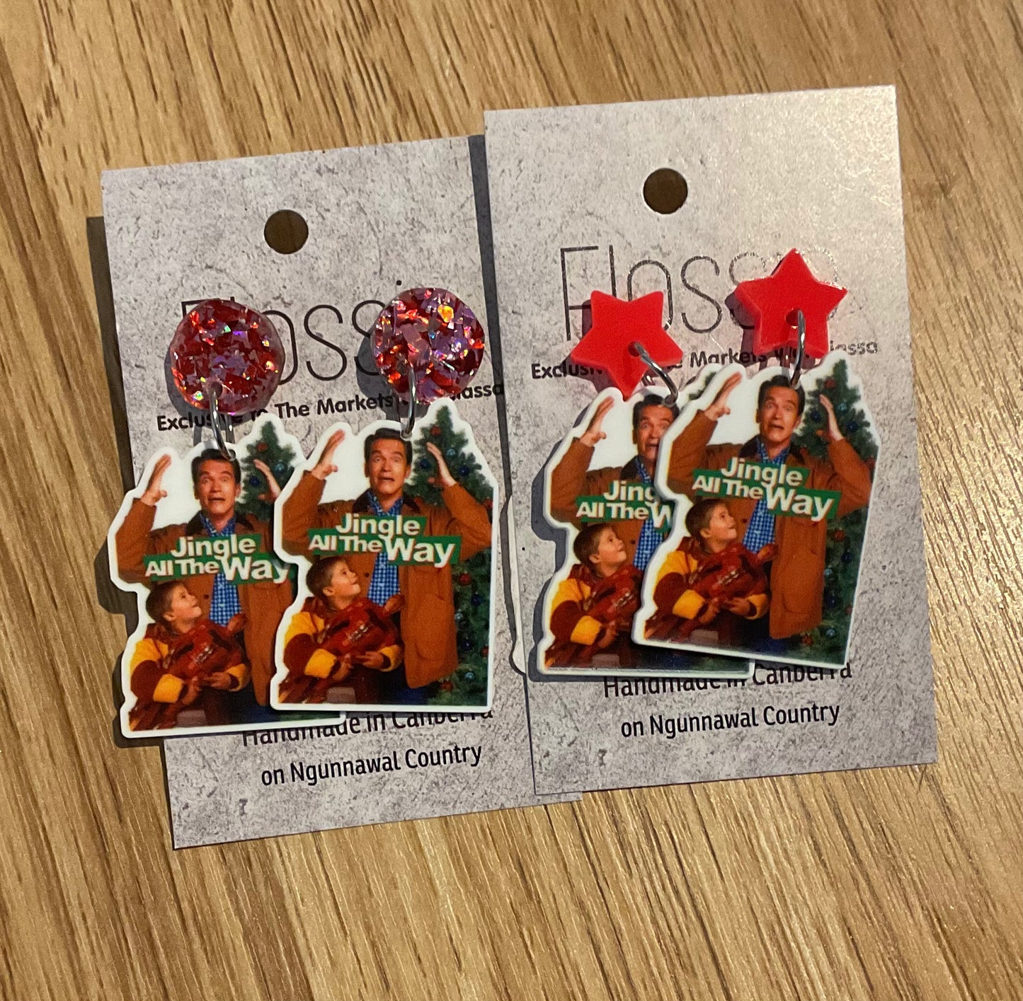 *Earrings Jingle All The Way Dangles