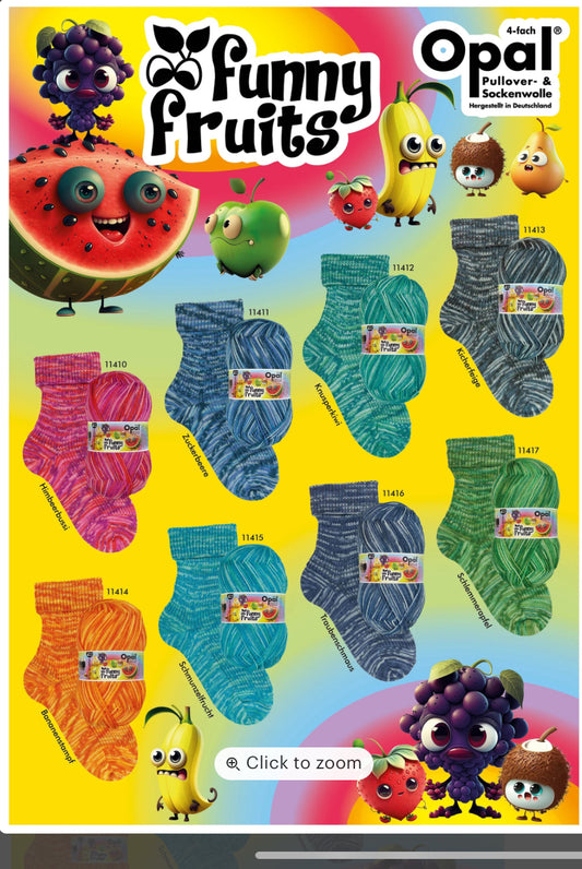 Opal Funny Fruits Sock Yarn