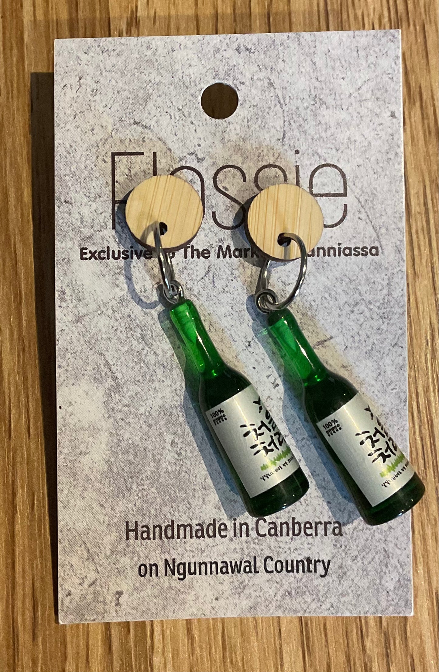 *Earring Alcohol Bottle Dangles