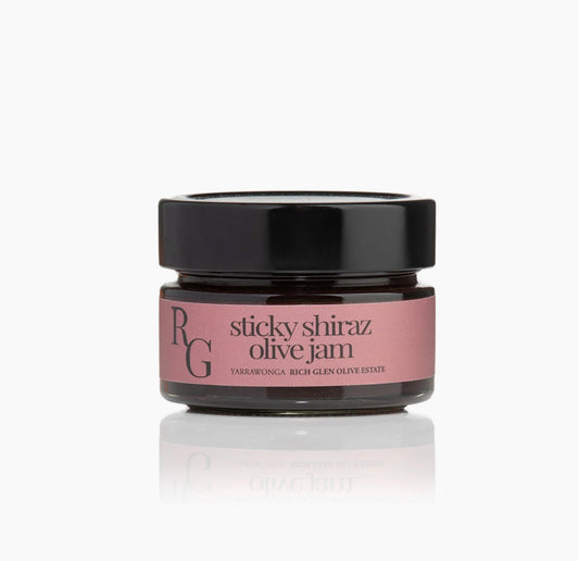 Sticky Shiraz Olive Jam