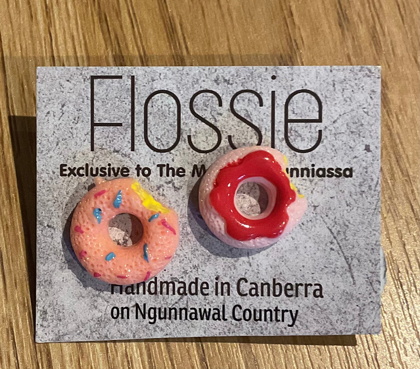 *Earrings Doughnuts Studs
