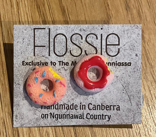 *Earrings Doughnuts Studs