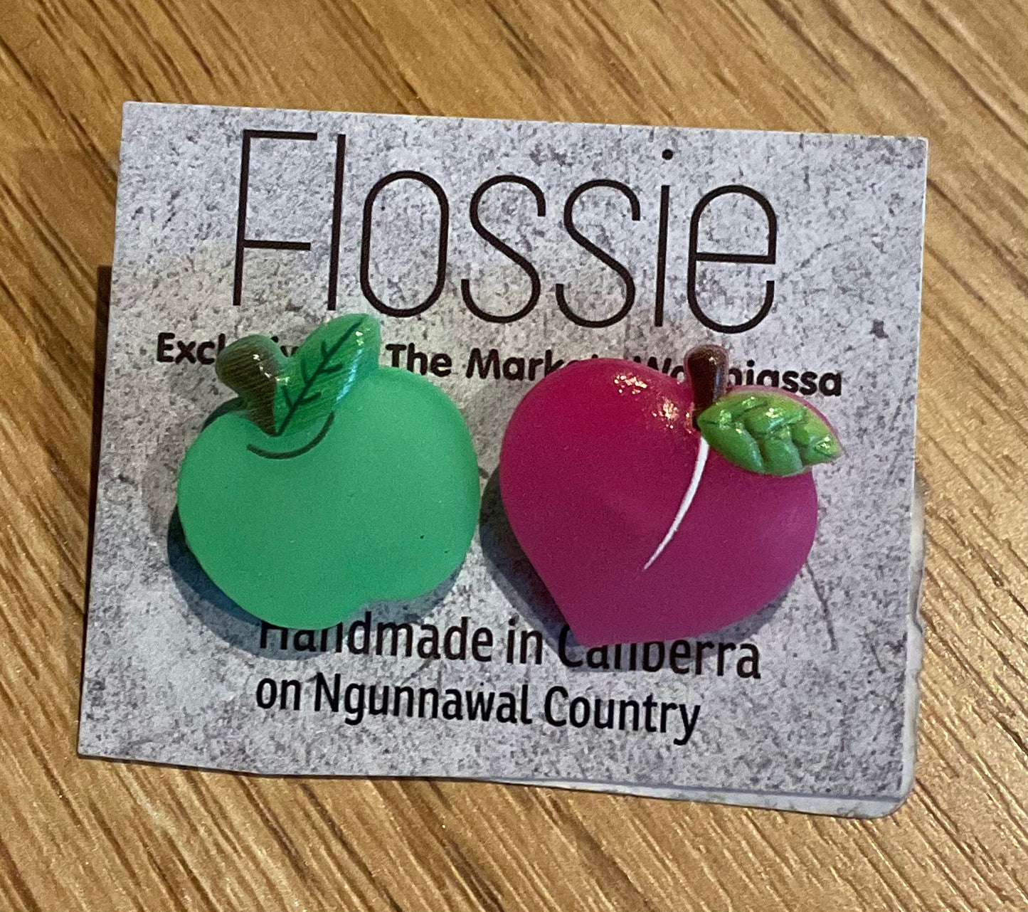 *Earrings Apple/Peach Studs