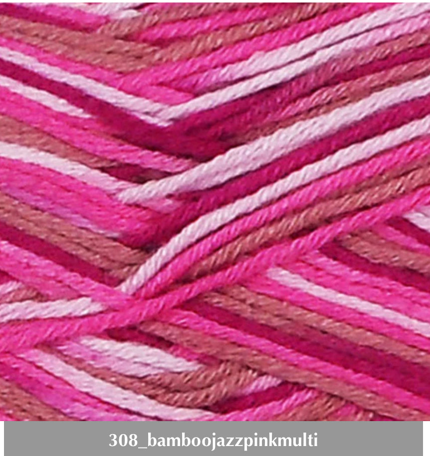 Bamboo Jazz Multi 4ply Yarn