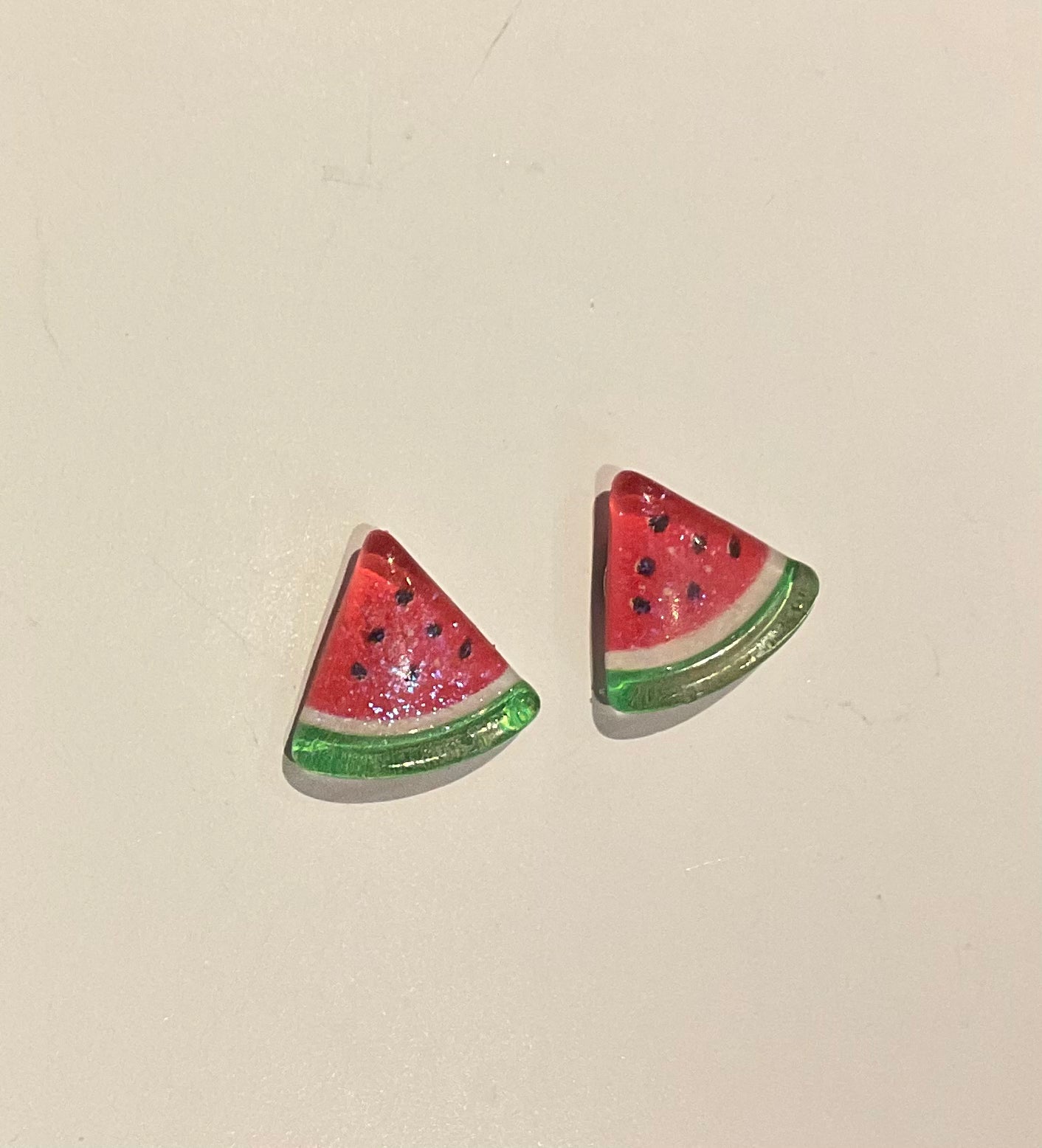 *Earrings Watermelon Studs