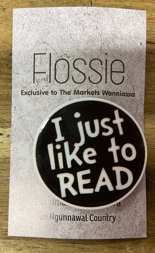 Brooch I Just Like to Read