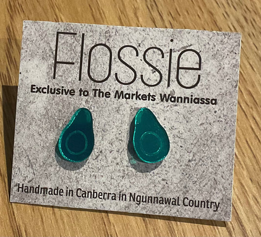 *Earrings Avocado Studs