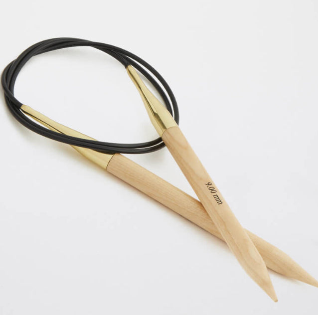 Basix Birch Circular Needles 100cm