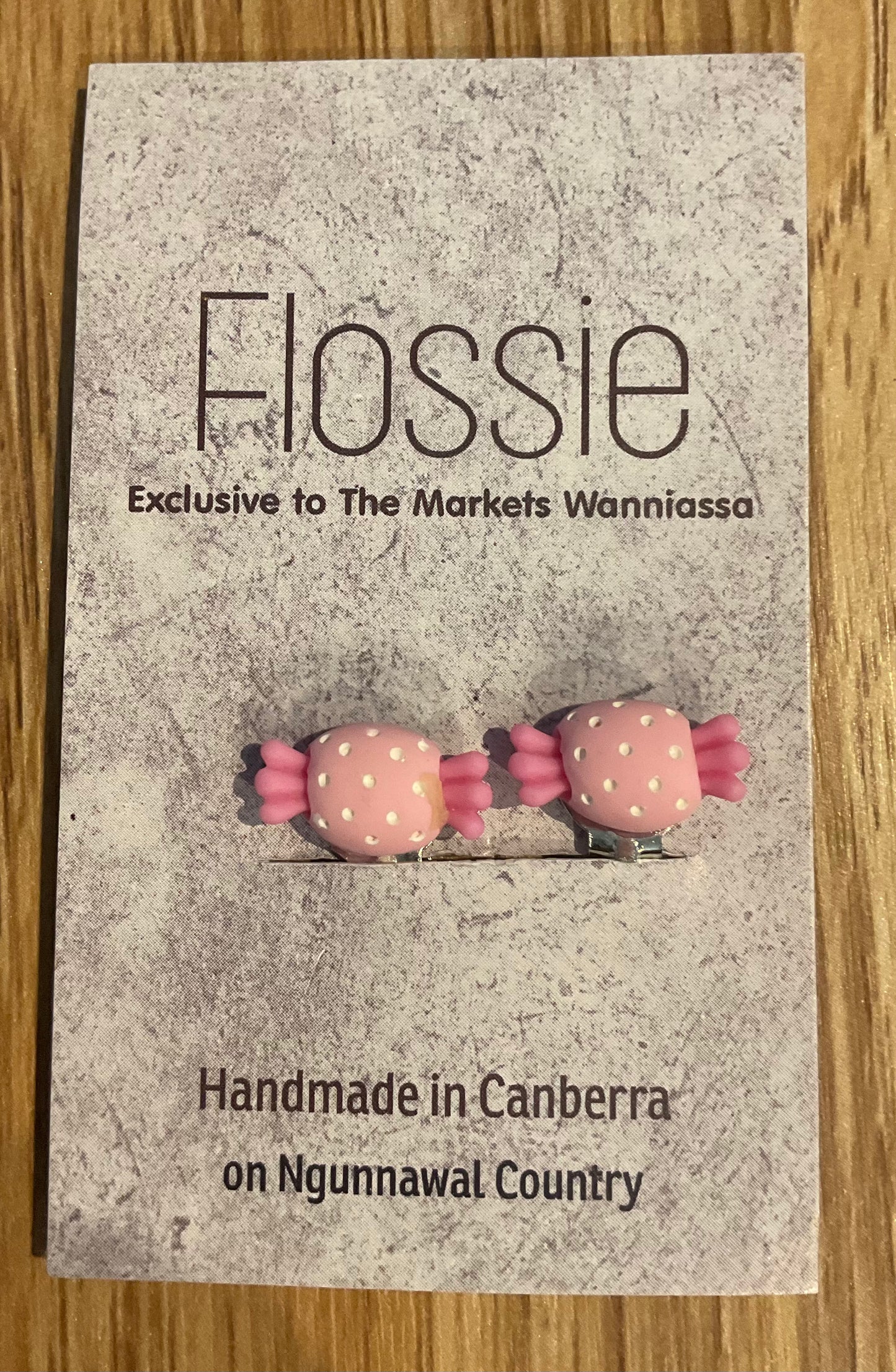 *Earrings Clip on Studs Lollies