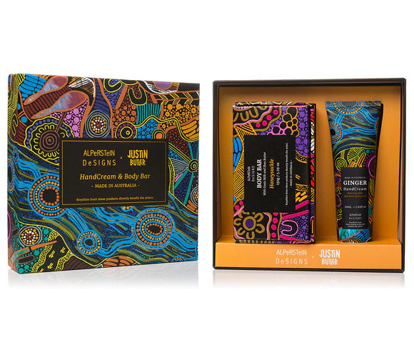 Hand Cream and Soap Set Ginger & Honeysuckle