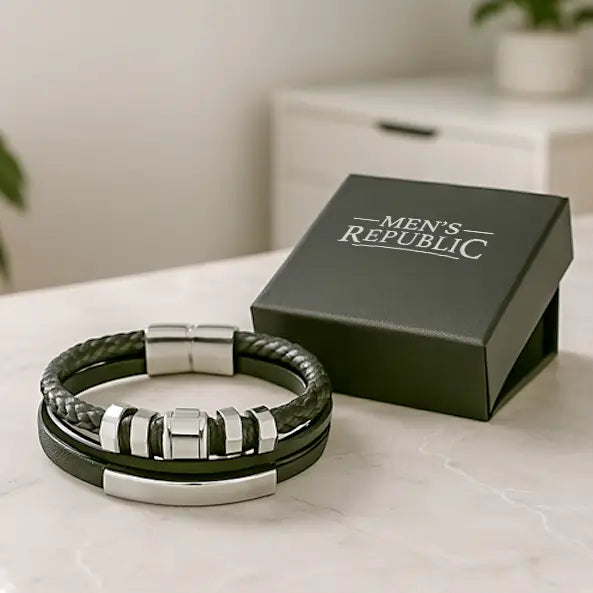 Leather Bracelet Multi Mens 72