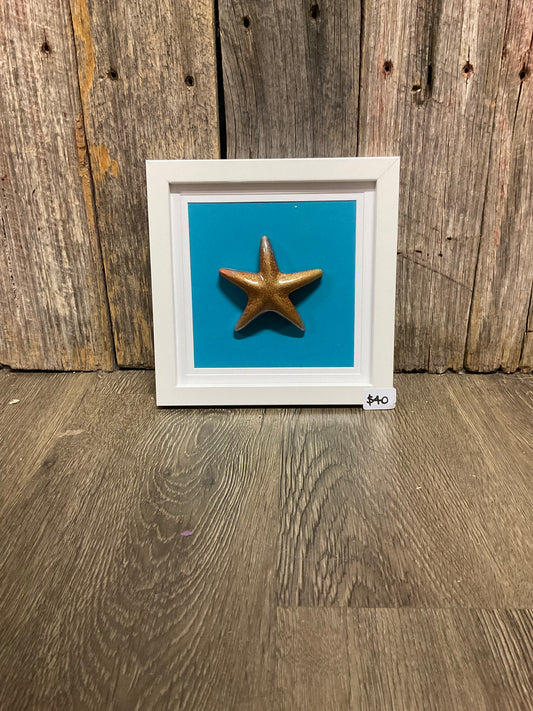 Resin Framed Art - Starfish