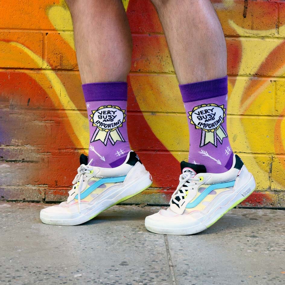 Very Busy and Important Socks