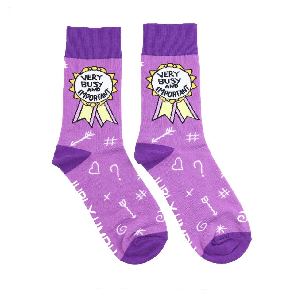 Very Busy and Important Socks