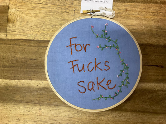 For F*ck's Sake Hoop 18cm