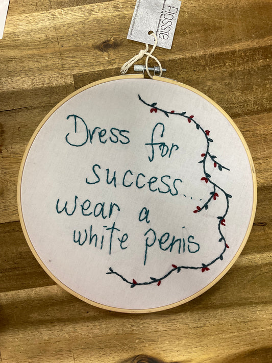 Dress For Success Embroidery Hoop 24cm