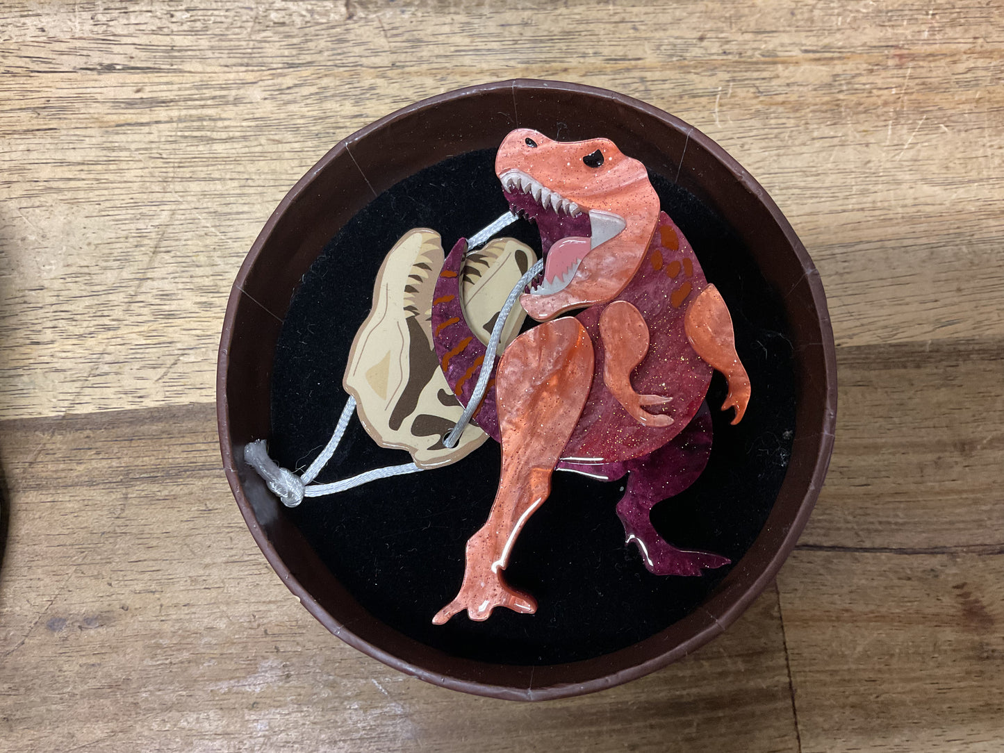 Tenacious T Brooch
