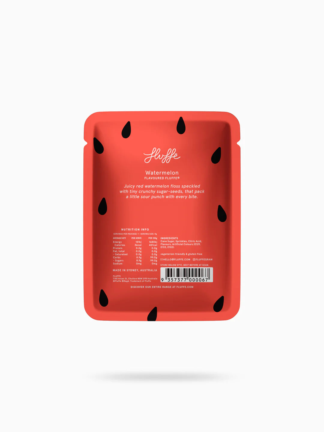 Fluffe Fairy Floss Watermelon