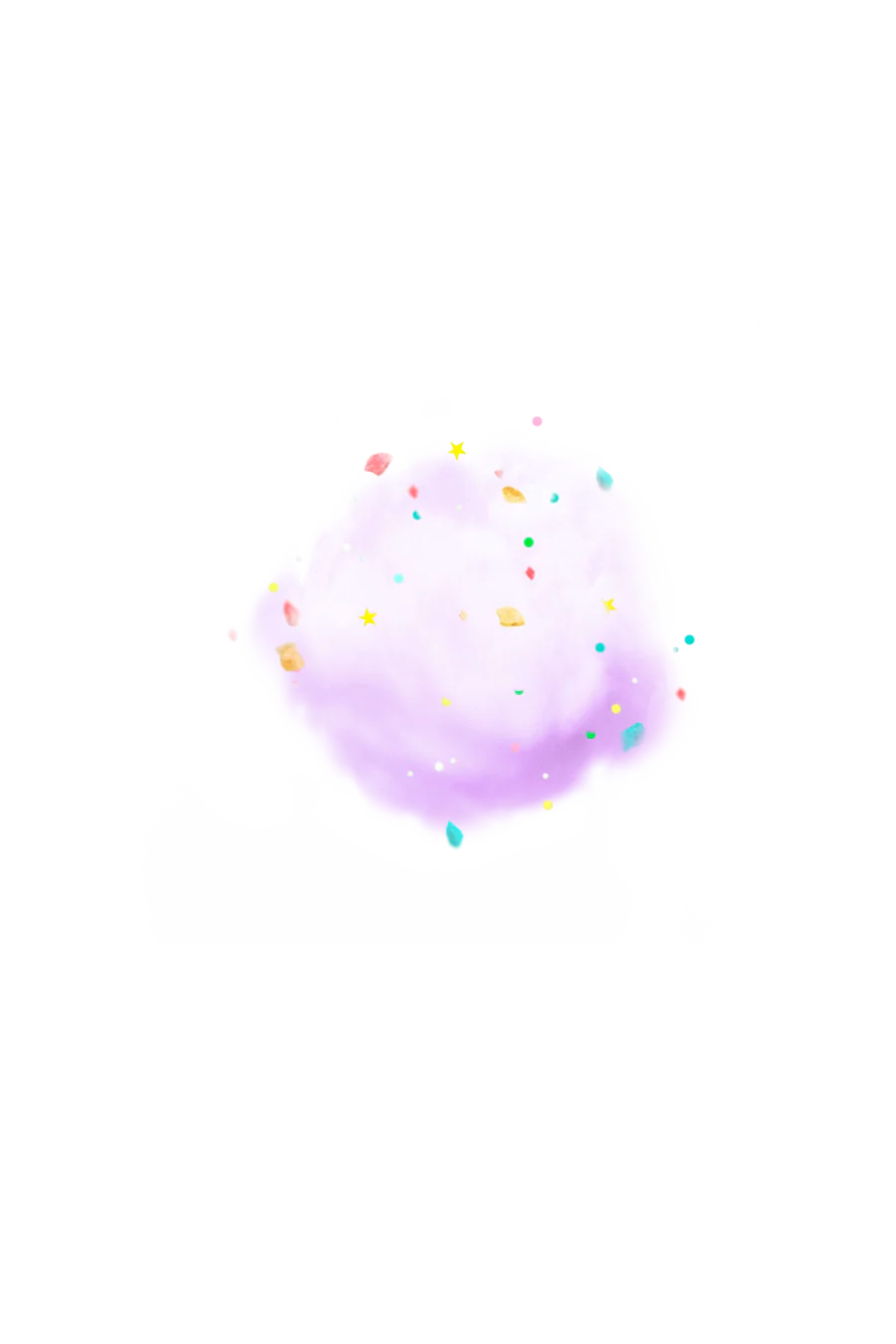 Fluffe Fairy Floss Unicorn Poop