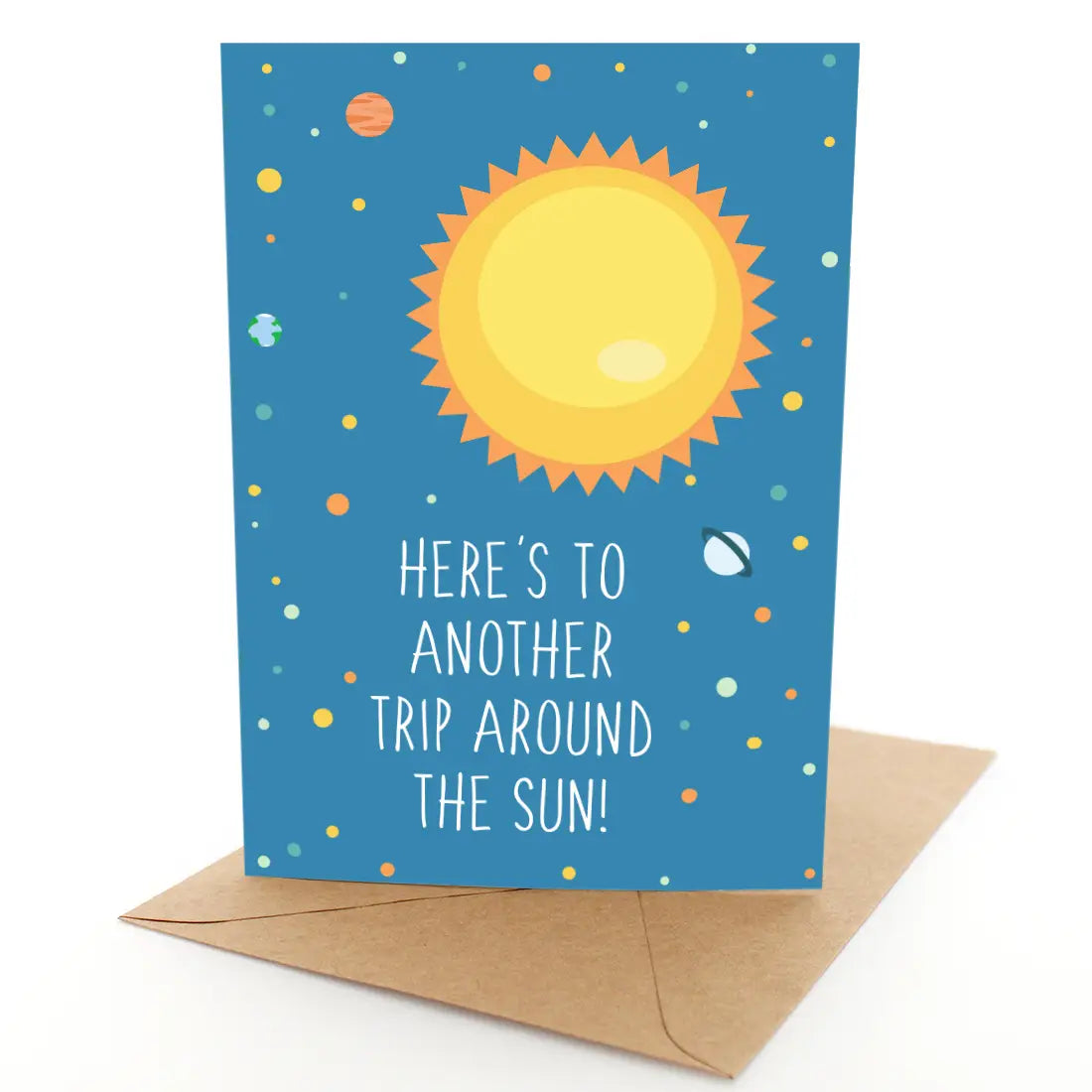 Greeting Card Around The Sun
