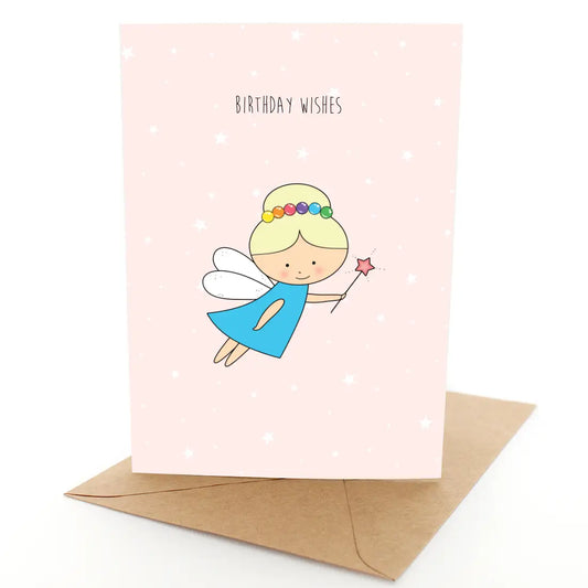 Greeting Card Birthday Fairy
