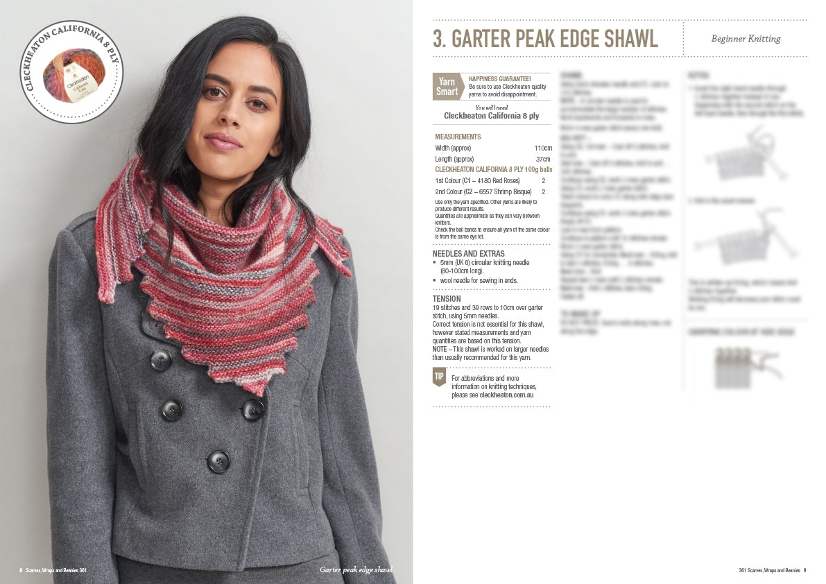 Pattern Scarves, Wraps & Beanies